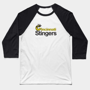 Defunct Cincinnati Stingers Hockey 1977 Baseball T-Shirt